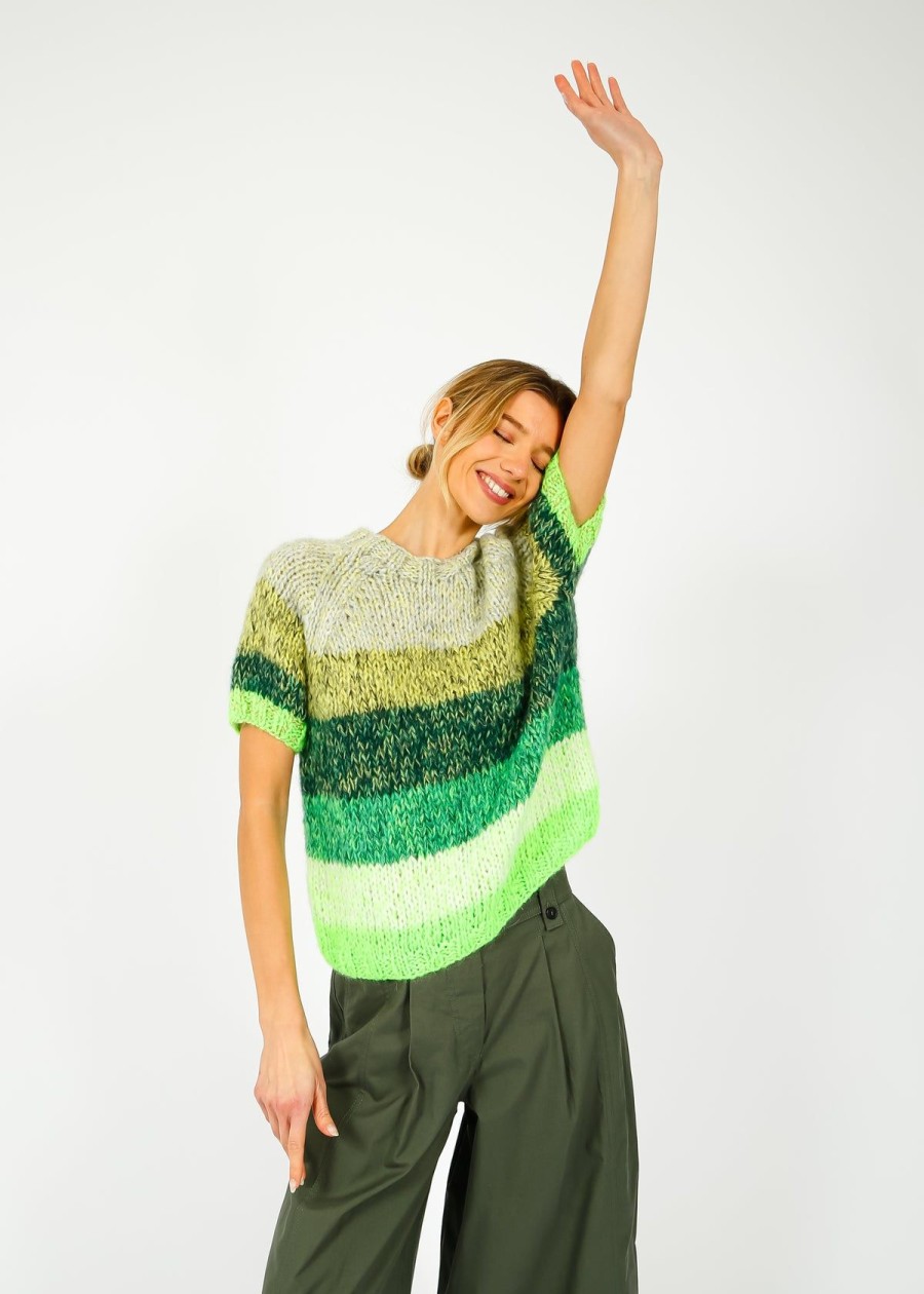 Women Dawn X Dare Knitwear | D&D Estelle Knit In Lime