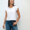 Women YT Loungewear | Yt Cropped Tee In White