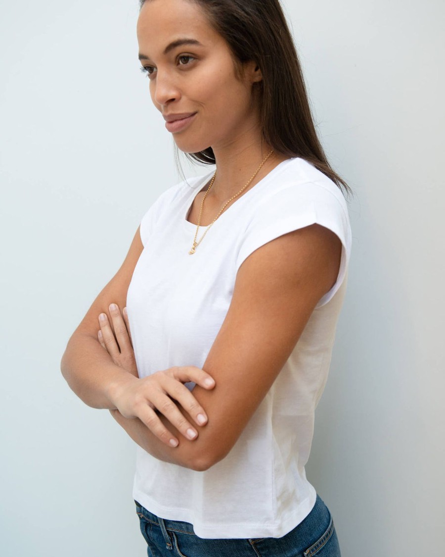 Women YT Loungewear | Yt Cropped Tee In White