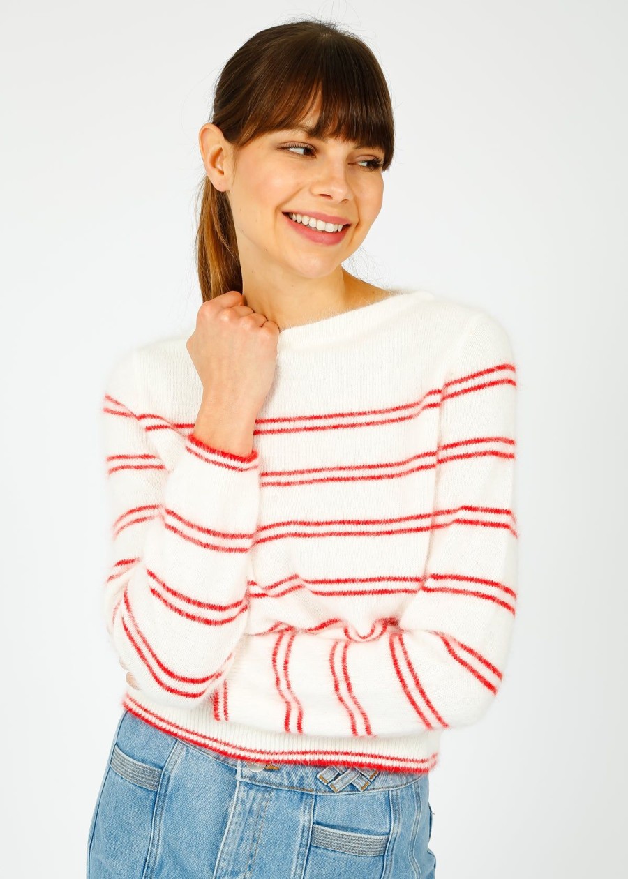 Women Bellerose Knitwear | Br Dato Knit In Stripe A