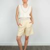 Women Joseph Shorts | Joseph Taymount Shorts In Alabaster