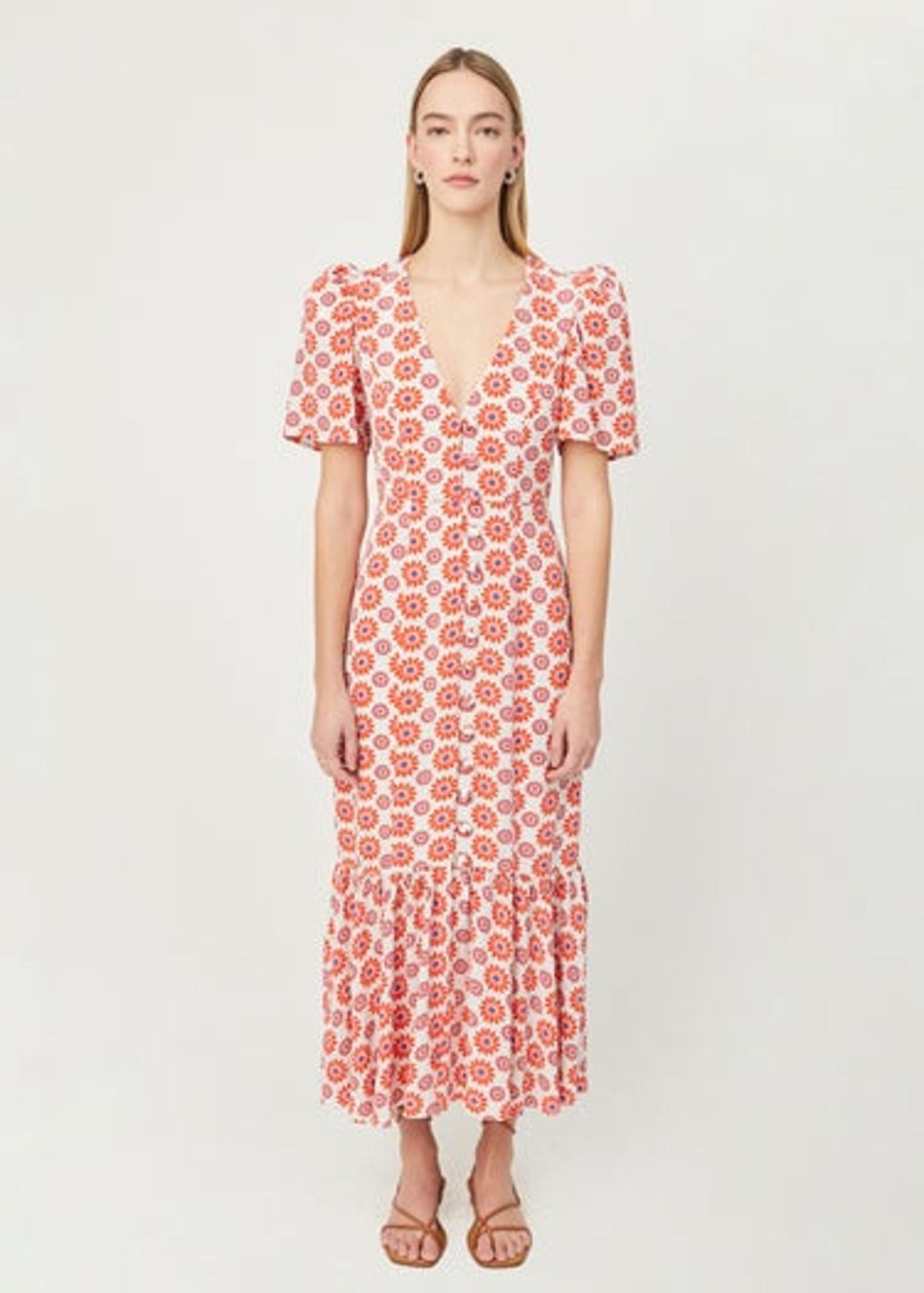 Women Rhode Dresses | Rhode Lucy Dress In Retro Fleur