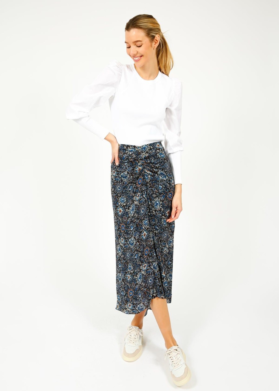 Women Veronica Beard Skirts | Vb Limani Skirt In Black Multi