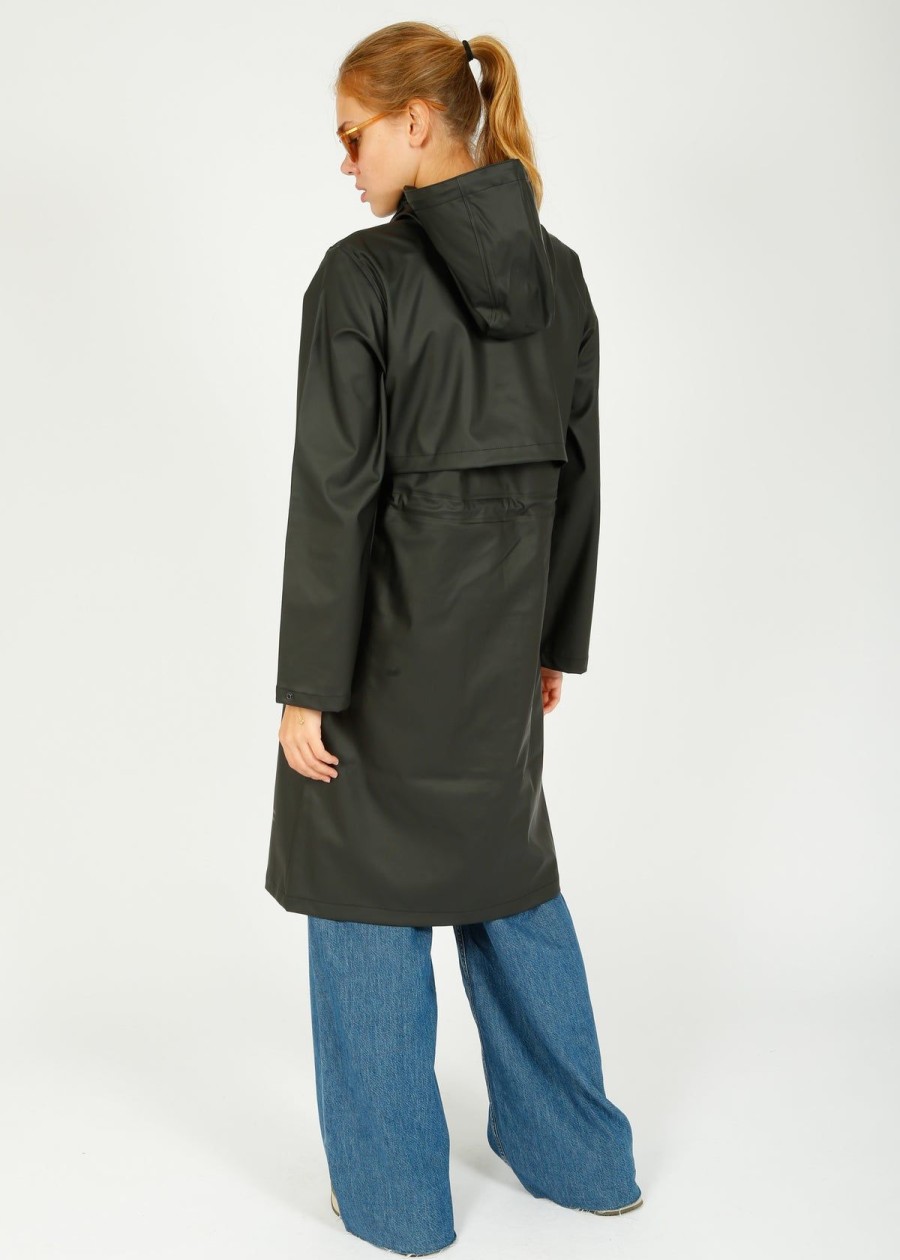 Women Selected Femme Coats | Slf Raya Raincoat In Black