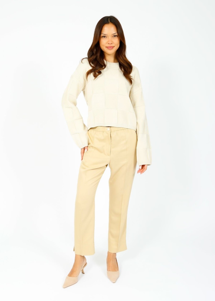 Women Joseph Trousers | Joseph Tottenham Pant In Safari