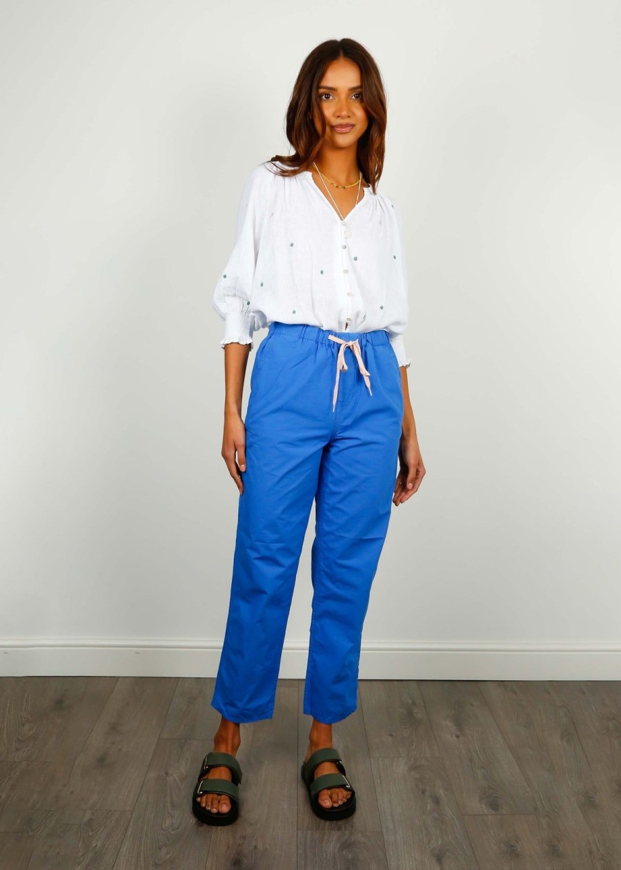 Women Bellerose Trousers | Br Pizzy Trousers In Lazuu