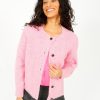 Women Selected Femme Knitwear | Slf Lulu Knit Short Cardi In Moonlite Mauve