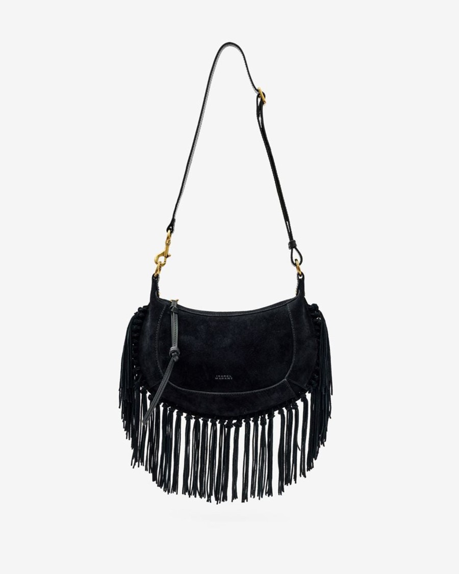 Women Isabel Marant Bags | Im Oskan Moon Fringed Bag In Black