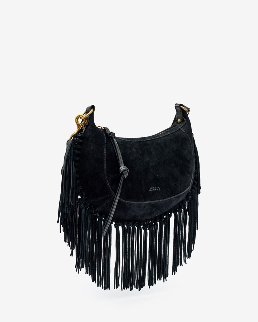 Women Isabel Marant Bags | Im Oskan Moon Fringed Bag In Black