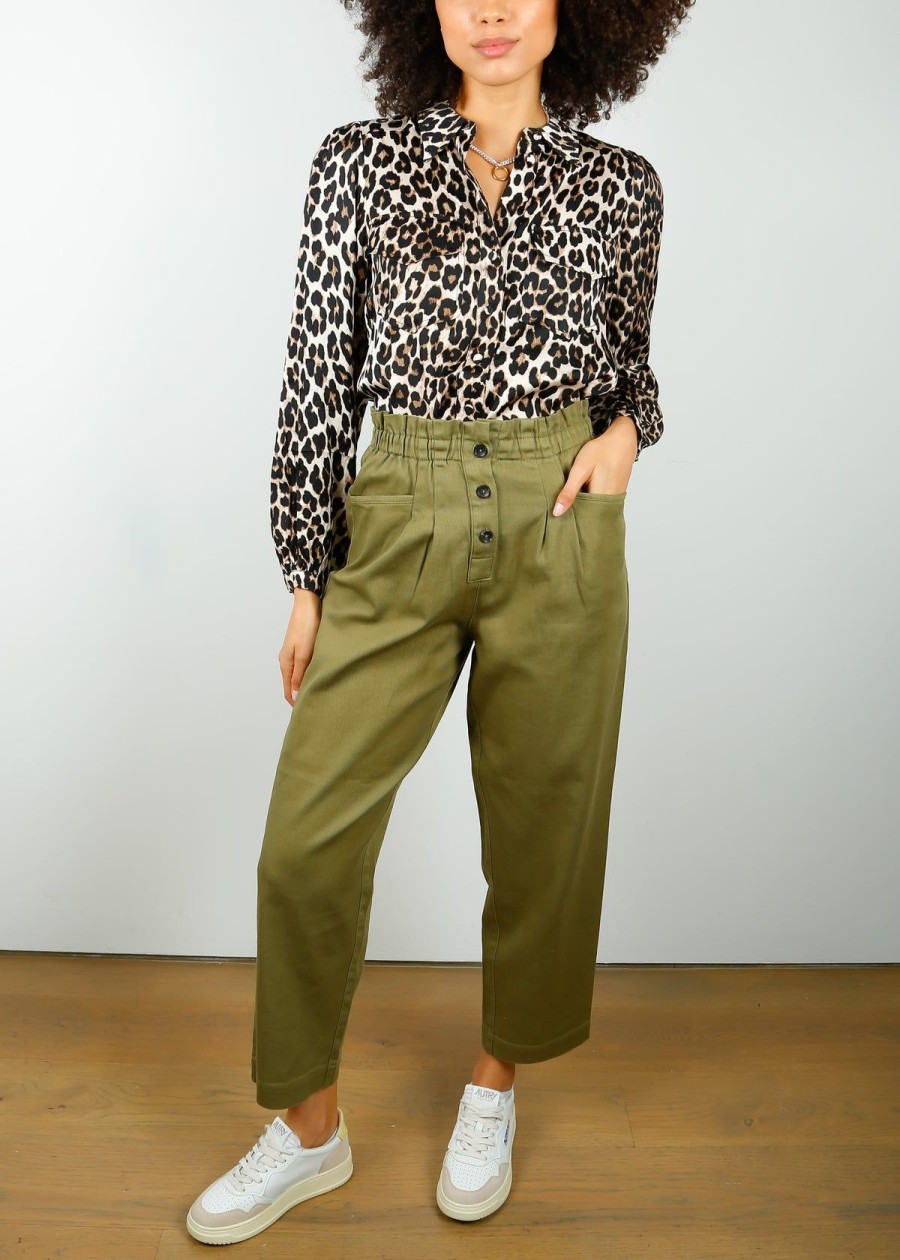 Women Bellerose Trousers | Br Lilo Trousers In Loden