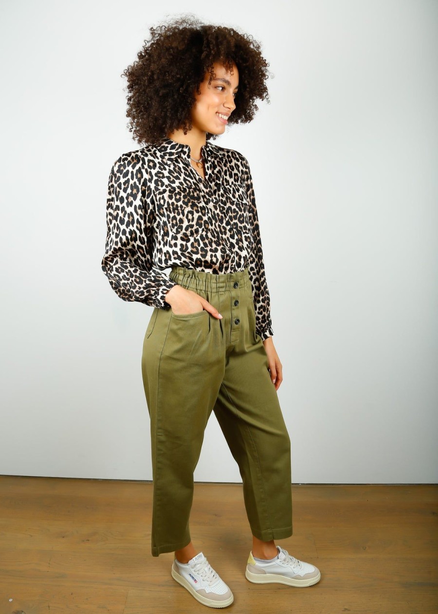 Women Bellerose Trousers | Br Lilo Trousers In Loden