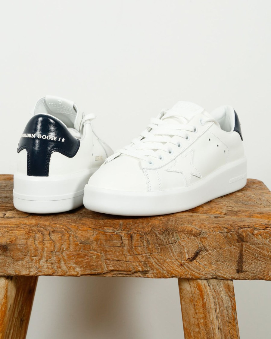 Women Golden Goose Trainers | Gg Pure Star In White, Blue