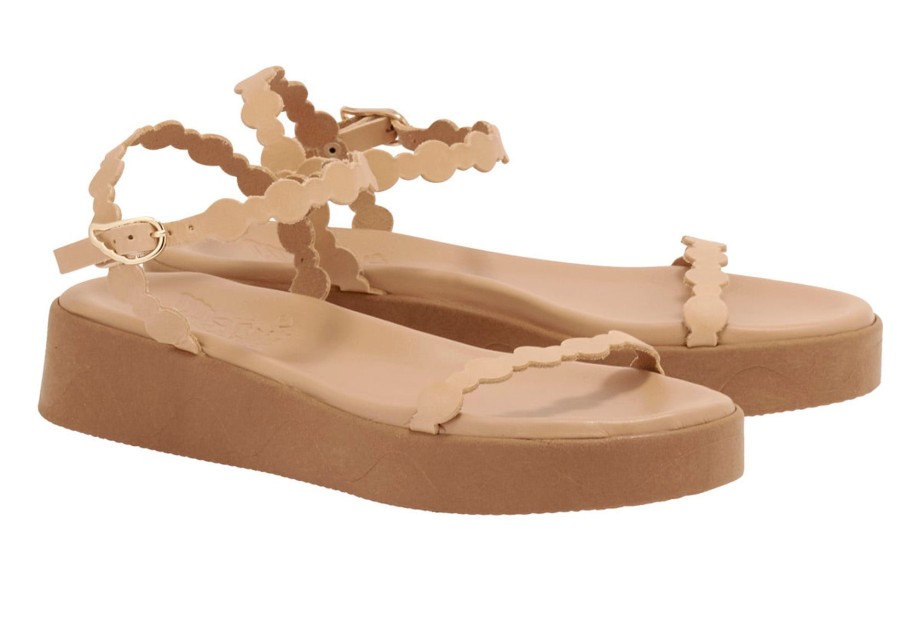 Women Ancient Greek Sandals Sandals | Ags Toxo Sandals In Natural