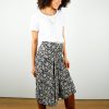 Women Marant Etoile Skirts | Im Eolia Skirt In Black, White