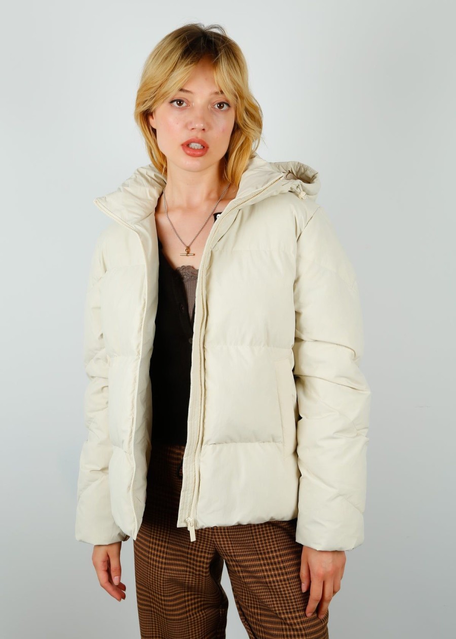 Women Selected Femme Jackets | Slf Anna Redown Jacket In Sandshell