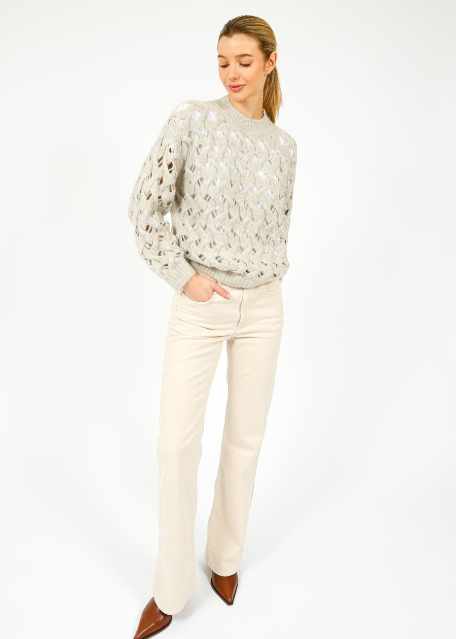 Women Marant Etoile Knitwear | Im Aurelia Pullover In Sand