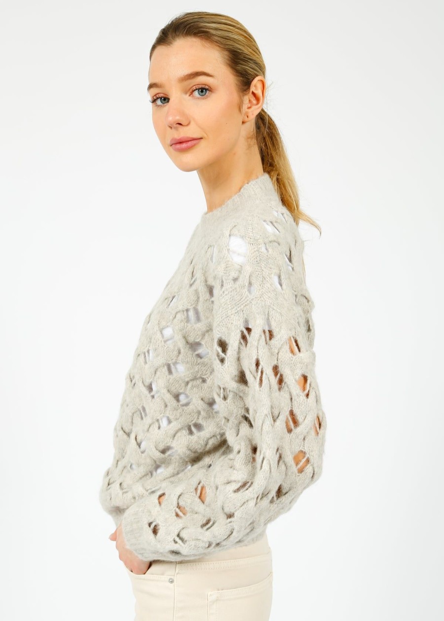 Women Marant Etoile Knitwear | Im Aurelia Pullover In Sand