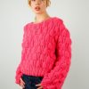 Women Dawn X Dare Knitwear | Dawn X Dare Angel Knit In Super Pink