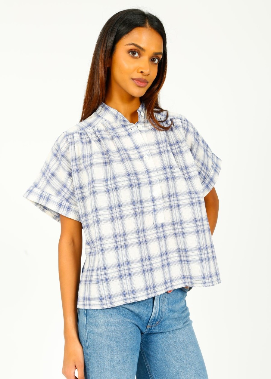 Women Bellerose Tops | Br Pear Blouse In Check