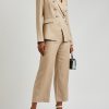 Women Veronica Beard Jackets | Vb Miller Dickey Jacket In Khaki Melange