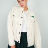 Women American Vintage Jackets | Av Spywood Jacket In Ecru