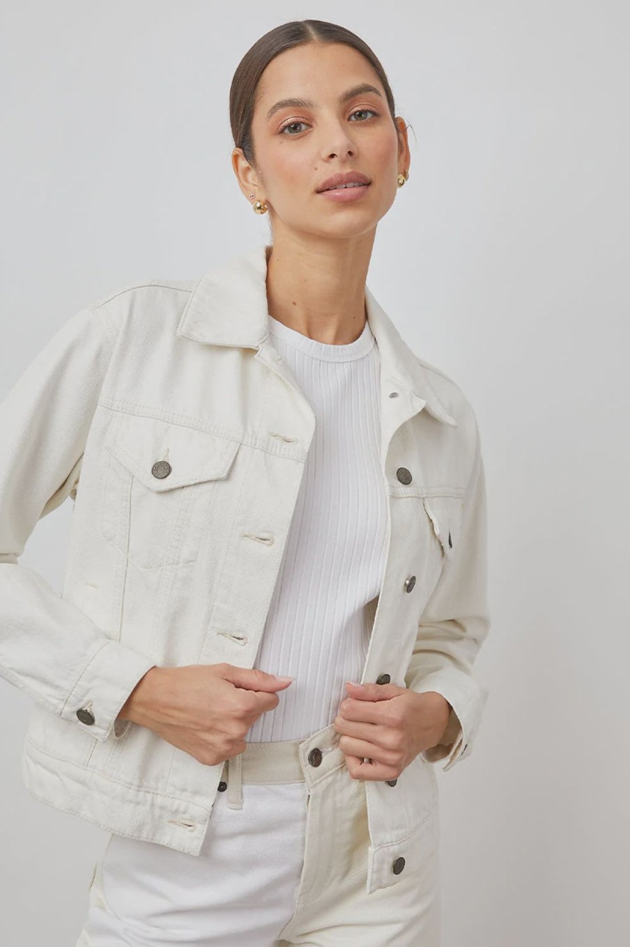 Women Rails Jackets | Rails Mulholland Jacket In Ecru