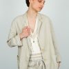 Women Velvet by Graham & Spencer Jackets | V Cassie Blazer In Sand