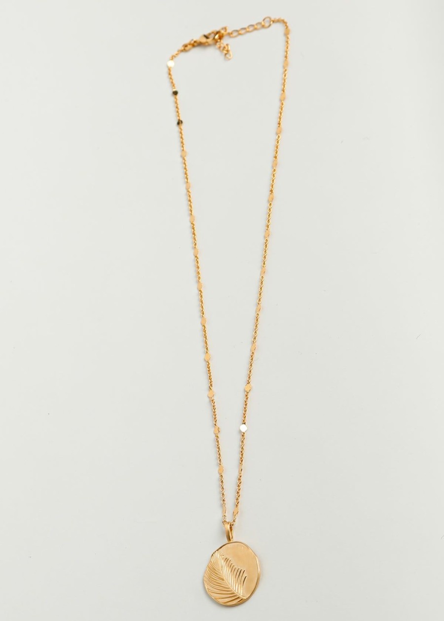 Women Ylume Jewellery | Ylume Short Medallion Necklace