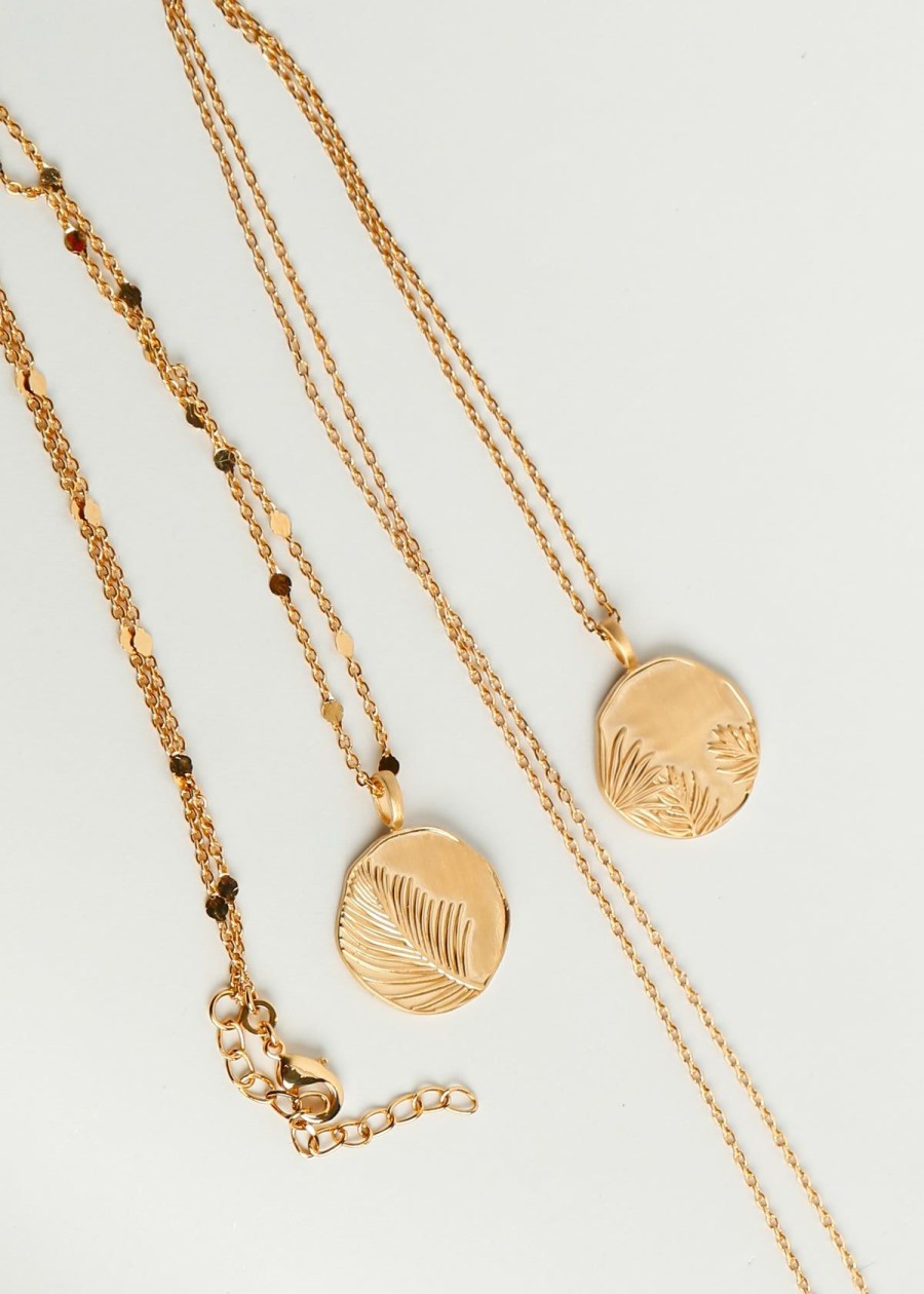 Women Ylume Jewellery | Ylume Short Medallion Necklace