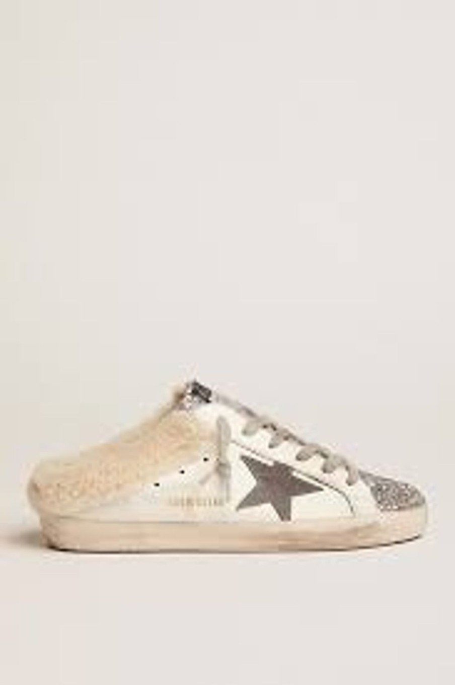 Women Golden Goose Trainers | Gg Superstar Trainers With Shearling Lining In White