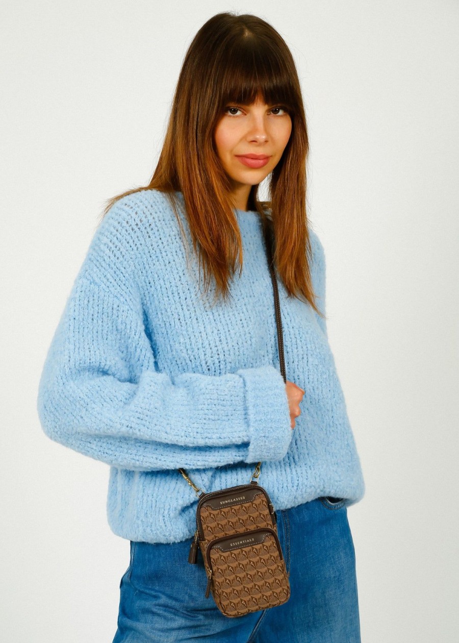 Women American Vintage Knitwear | Av Zol 18 Knit In Cascade Chine