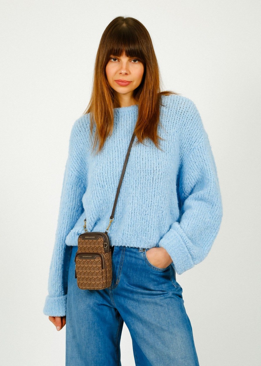 Women American Vintage Knitwear | Av Zol 18 Knit In Cascade Chine