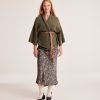 Women Odd Molly Knitwear | Om Carol Cardi In Ivy Green