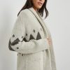 Women Rails Knitwear | Rails Silas Knit Cardi In Oatmeal