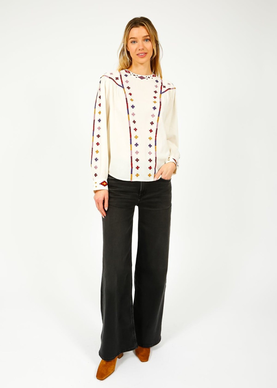 Women Weekend MaxMara Tops | Mm Zampa Shirt In Ivory