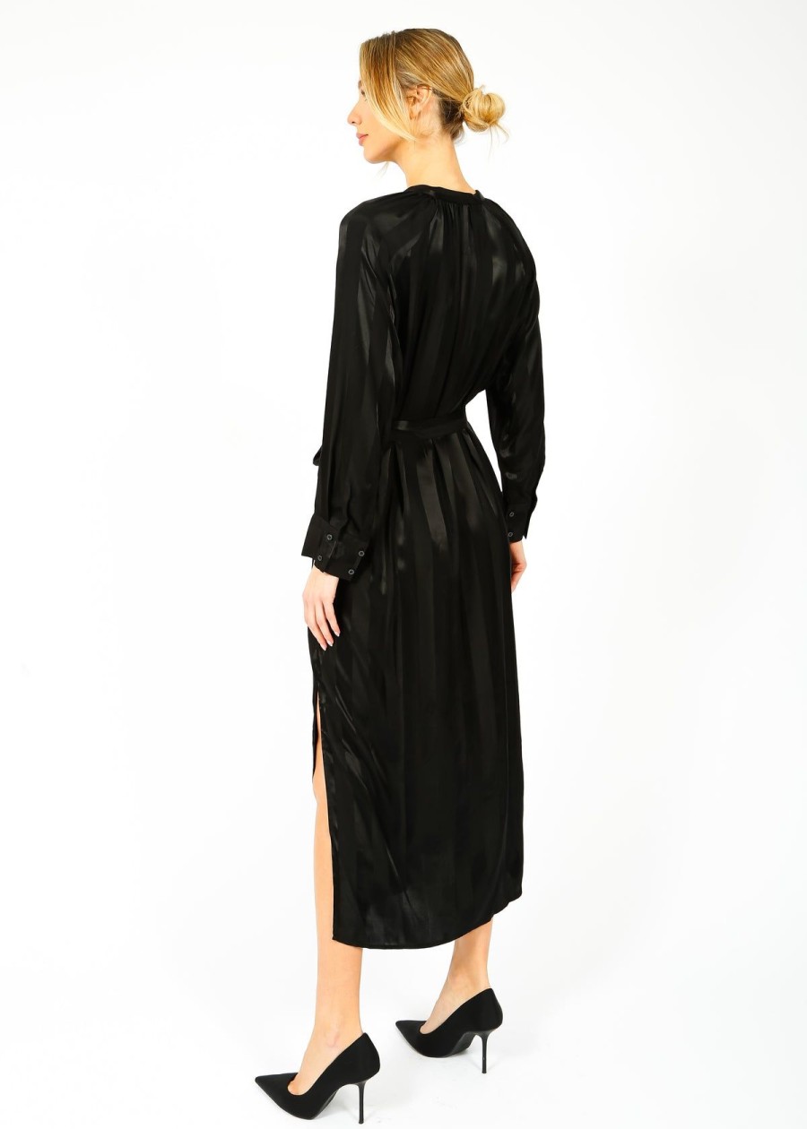 Women Selected Femme Dresses | Slf Christelle Ls Shirt Dress In Black