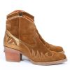 Women Nemonic Boots | Nemonic Short Cowboy In Brown